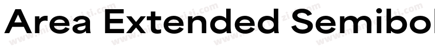 Area Extended Semibold字体转换